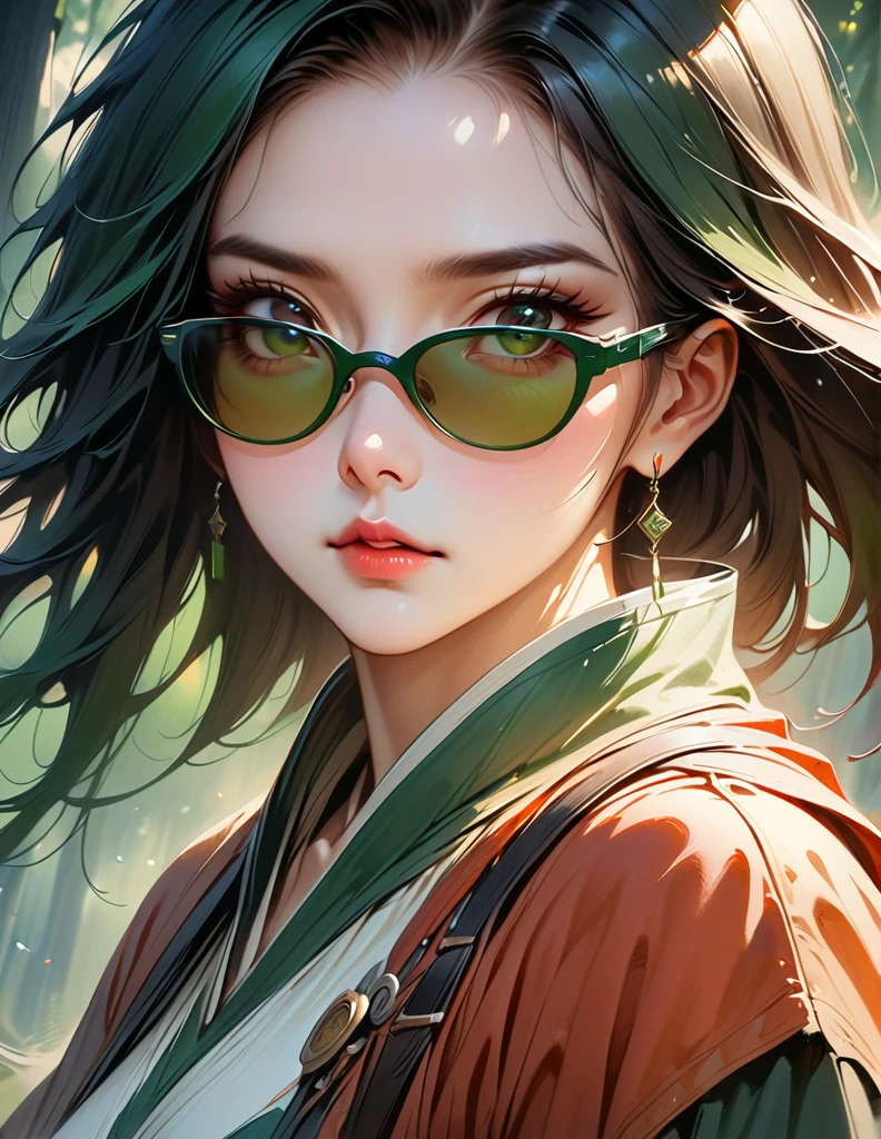 The prompt generated based on the given theme is as follows:
"happy girl, centered, looking at the camera, approaching perfection, dynamic, (shades of blue and (forest green:1.5)), extremely detailed, digital painting, artstation, concept art, smooth, sharp focus, illustration, art: Carne Griffiths, Vadim Kasyan, detailed face, 4K, high-resolution, masterpiece:1.2, ultra-detailed, photorealistic:1.37, HDR, studio lighting, ultra-fine painting, vivid colors, bokeh."