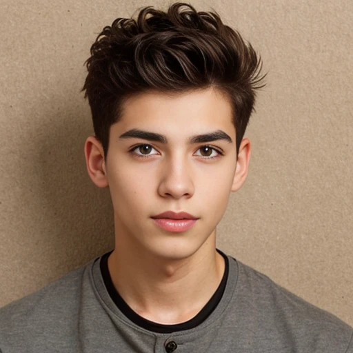 Jew young man focus on the face.
