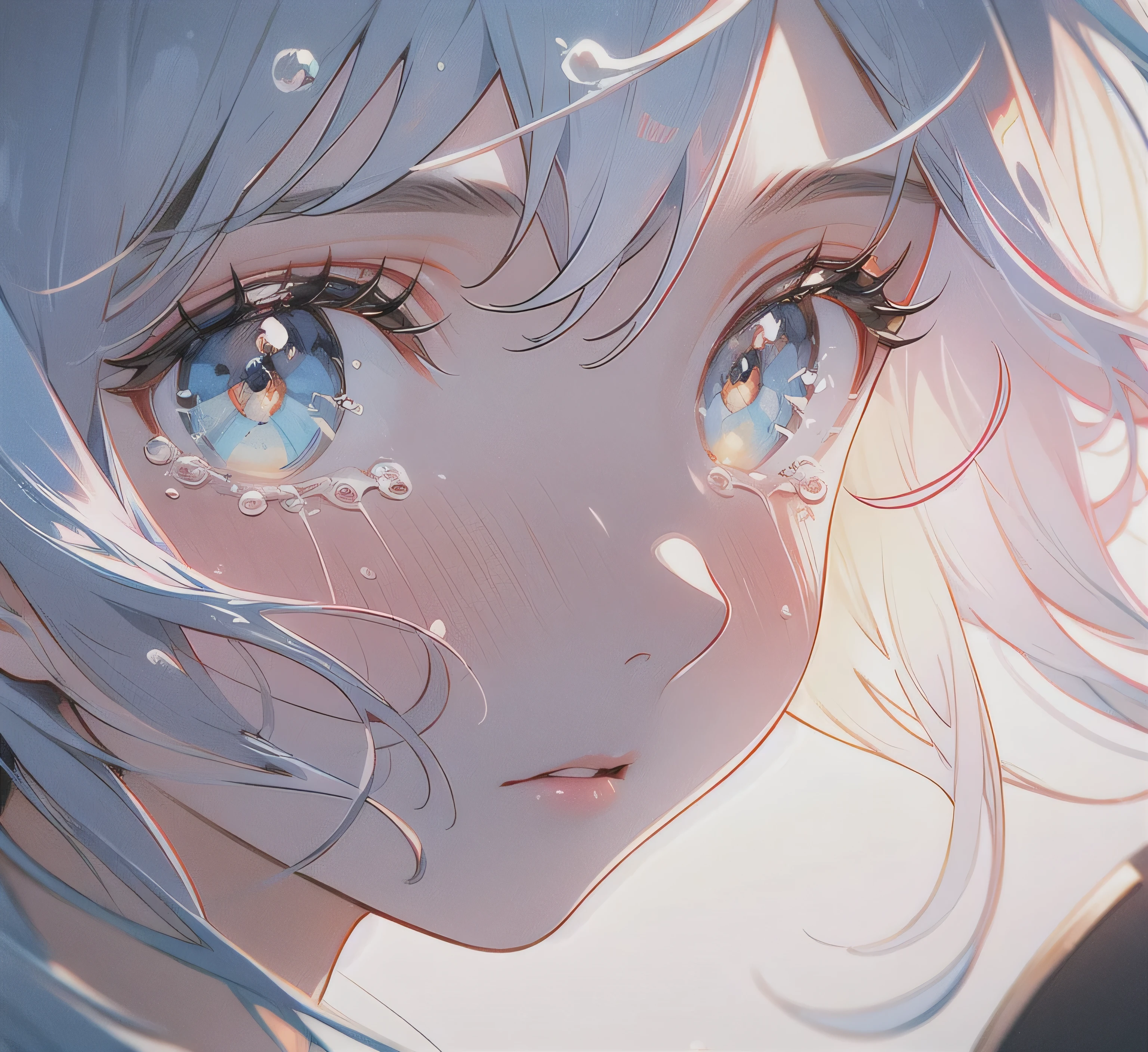 (best quality,4k,8k,highres,masterpiece:1.2),ultra-detailed,medium:pencil sketch,crying girl,scared expression,intense emotions,fearful eyes,detailed facial features,trembling hands,tears rolling down her cheeks,dark and dramatic lighting,somber atmosphere,desaturated colors,sadness,distressed clothing,uneven lines,expressive strokes,contrast between light and shadow.
