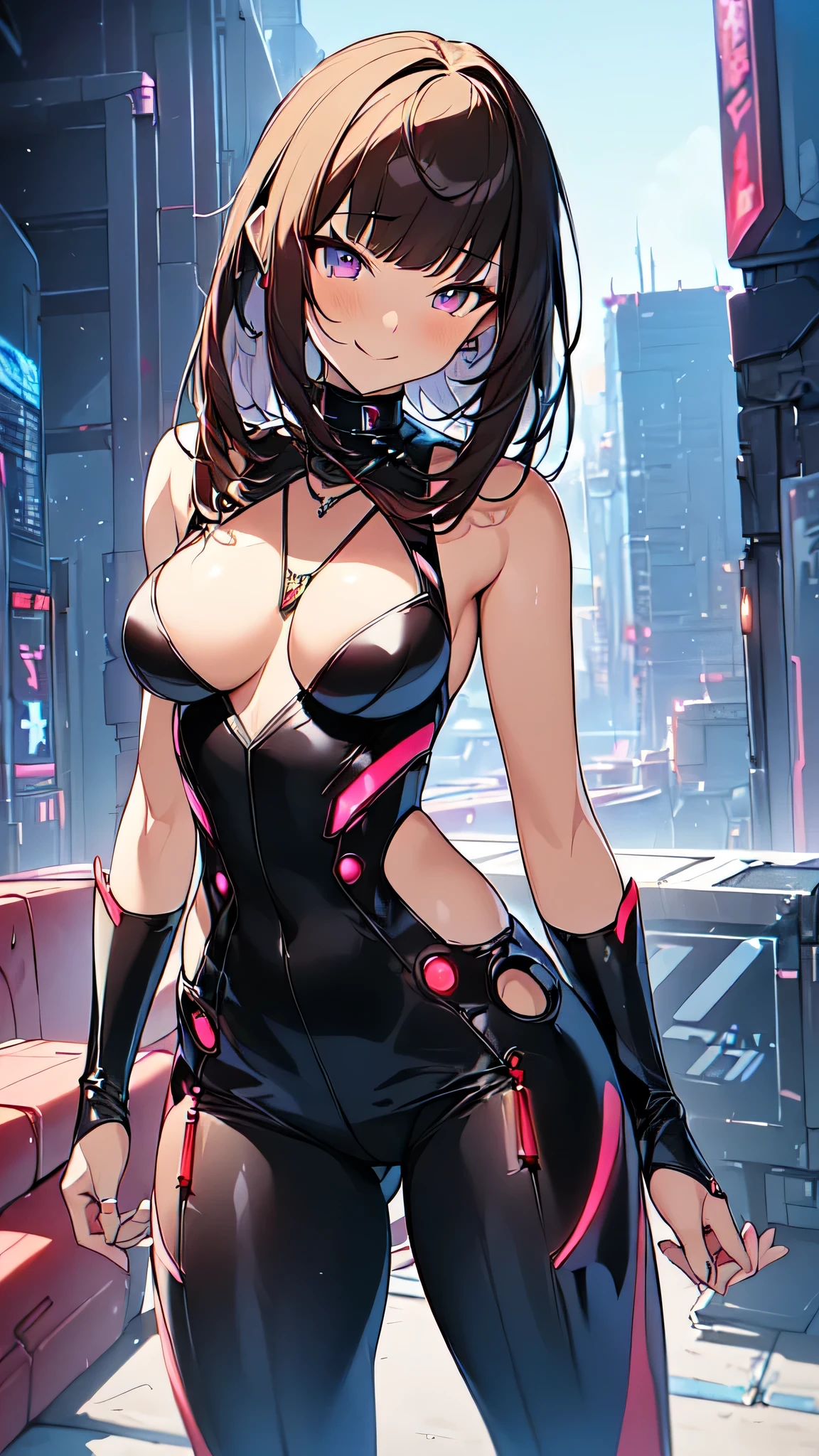 ((Final Fantasy (Yuna), young girl, , full body, naked body, dark hair, light skin, scarlet lips, smile; black, expressive playful eyes, long eyelashes)). ((Anime girl with brown hair hair and white short firedress with necklace, beautiful character painting, very short drees style cowboy fireskirt, soft anime computer graphics, realistic anime art, beautiful anime woman, Cyberpunk, futurism, tight jumpsuit, anime girl rendering, very sexy,  nsfw, 70% nude, open legs, random sex angle))