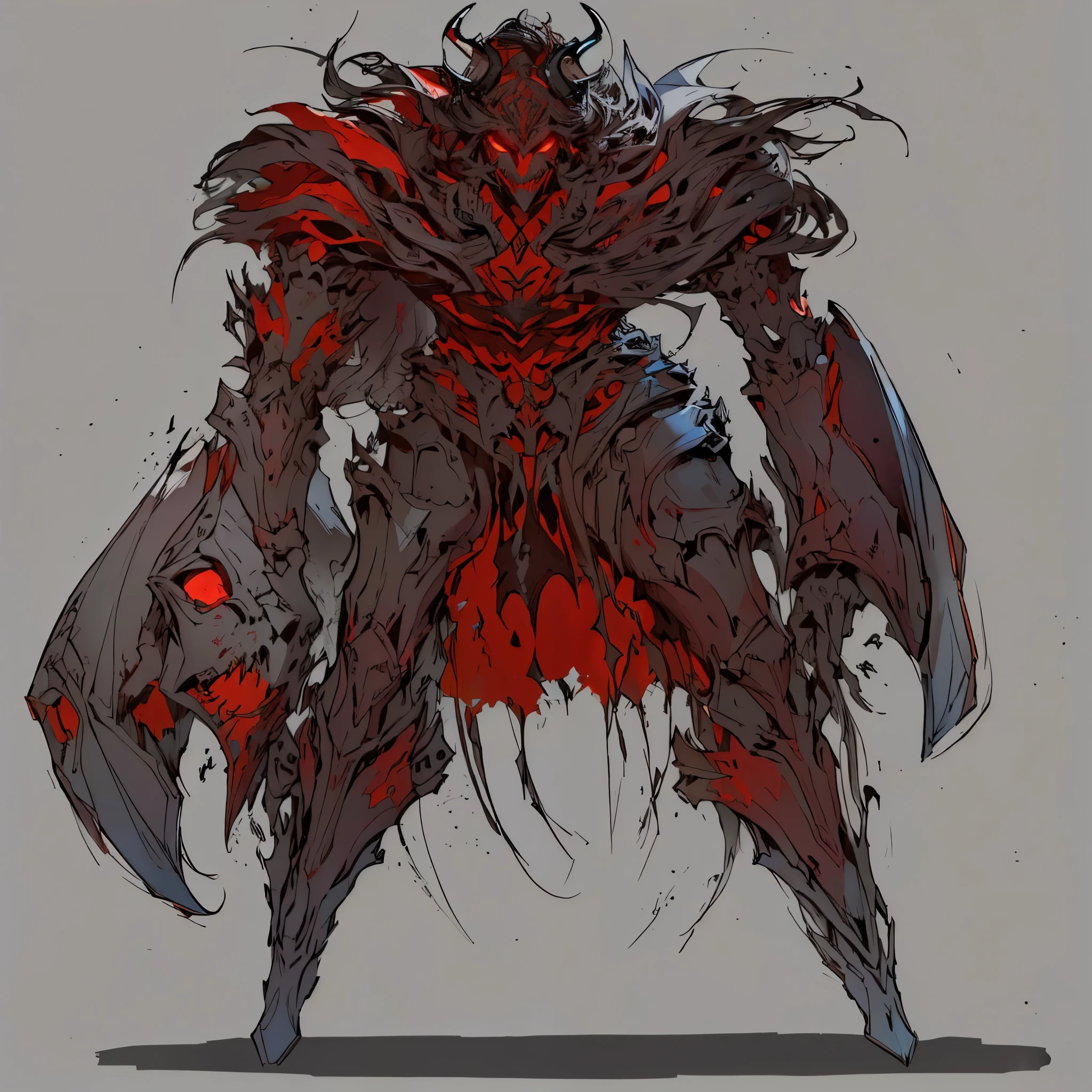 More detailed face, demonic masks, better face quality