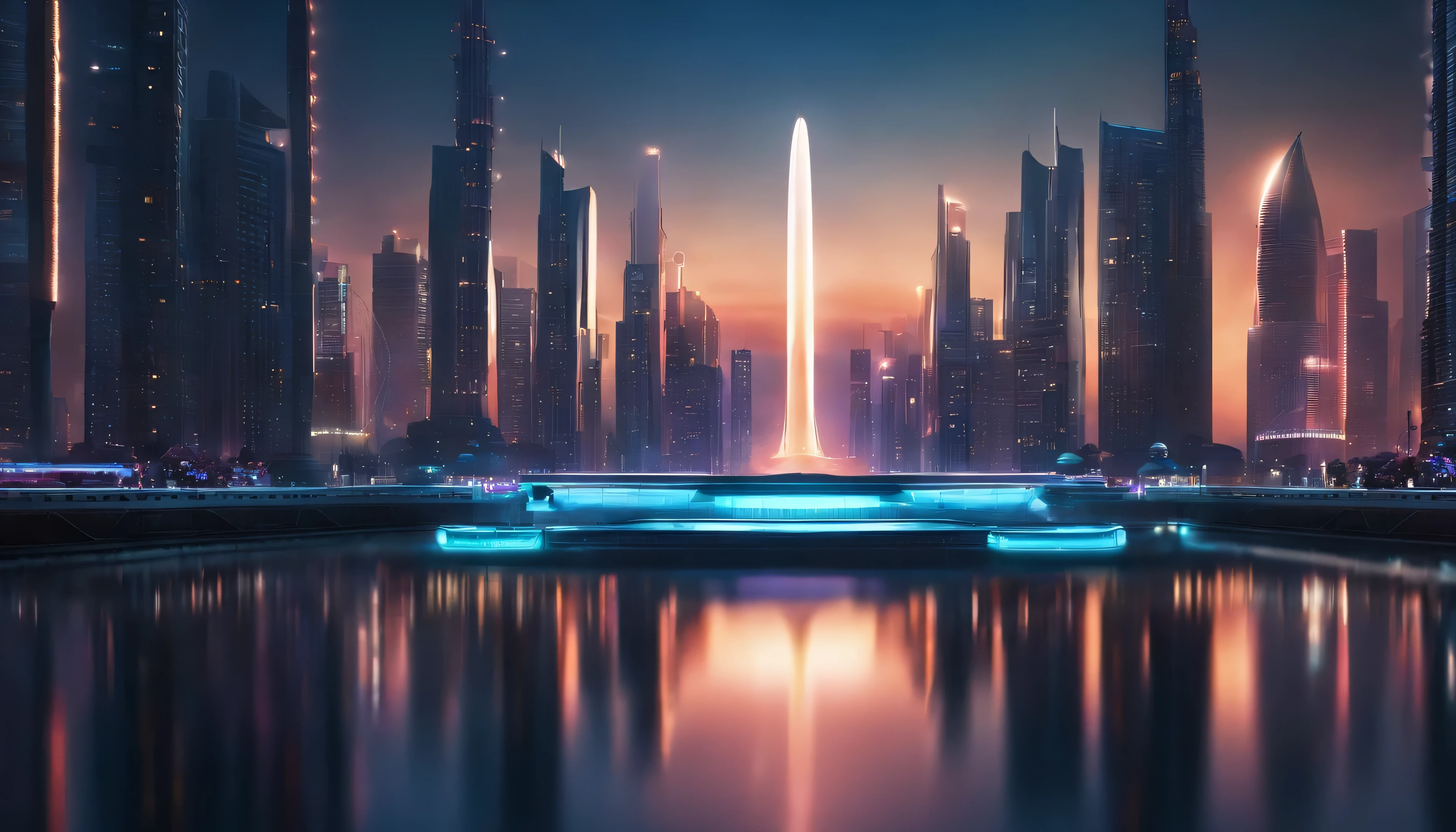 Space City、Future City、alien、Floating in space、cyber punk、A row of skyscrapers、Space Station、highest quality、masterpiece、２４century、dream、Utopian、Earth、The world of dreams、Fantasy、𝓡𝓸𝓶𝓪𝓷𝓽𝓲𝓬、Beautiful neon light city