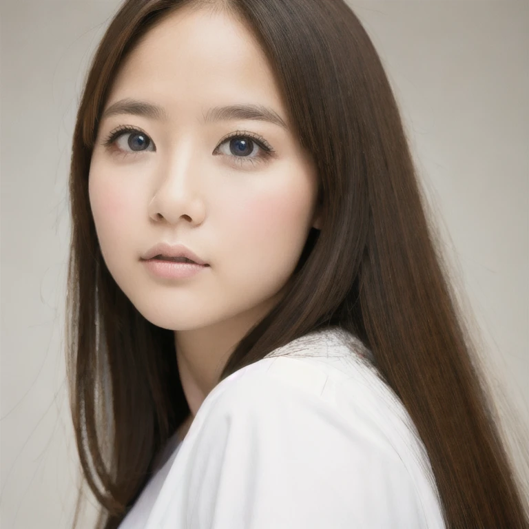 ((masterpiece,photorealistic:1.2)),((best　quality)),(4K),(finely detail),(1girl),(solo),(front view),,(facing forward), different poses, student model ,big eyes, drooping eyes, beautiful eyes, well-shaped small nose, slim style,