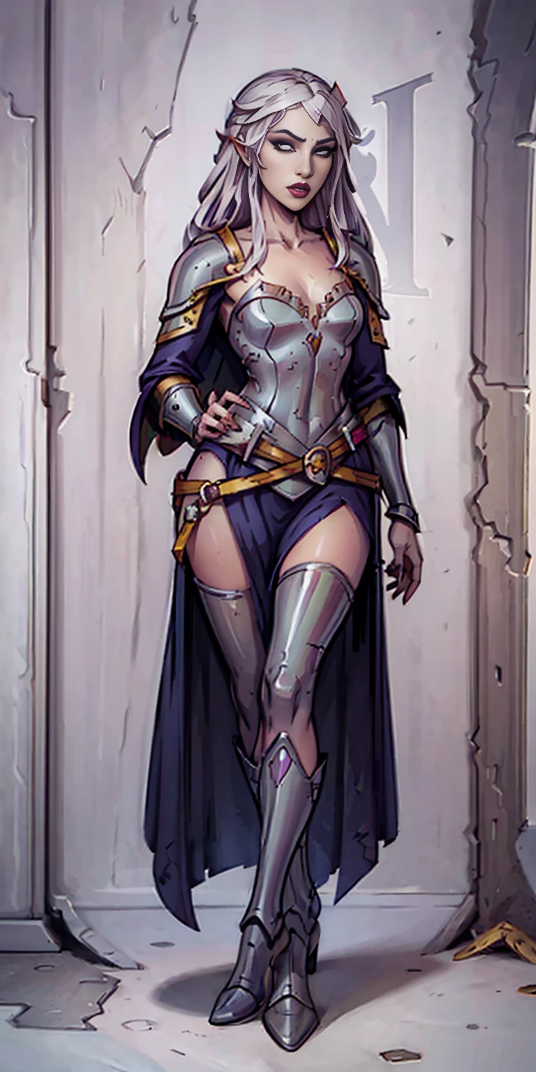 ((Masterpiece, white background)) full body of a woman in a dress with a veil, feet together, standing feet together, military boots, beautiful fantasy maiden slave warrior, beautiful fantasy art portrait, fantasy victorian art, medieval fantasy art, beautiful and elegant queen, portrait of queen of light, fantasy portrait art, gothic fantasy art, a beautiful fantasy empress, hands on hips (Camilla)