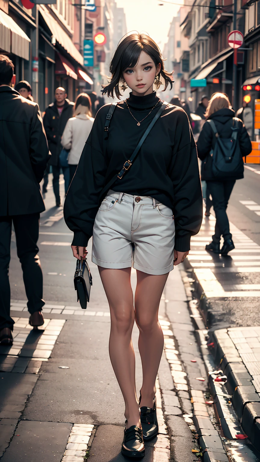 One girl, cute, young, skinny, (3N1DS1NCL41R:0.9), Realistic photos, Extremely detailed, Street Photography, {highest quality}, {{masterpiece}}, {High resolution}