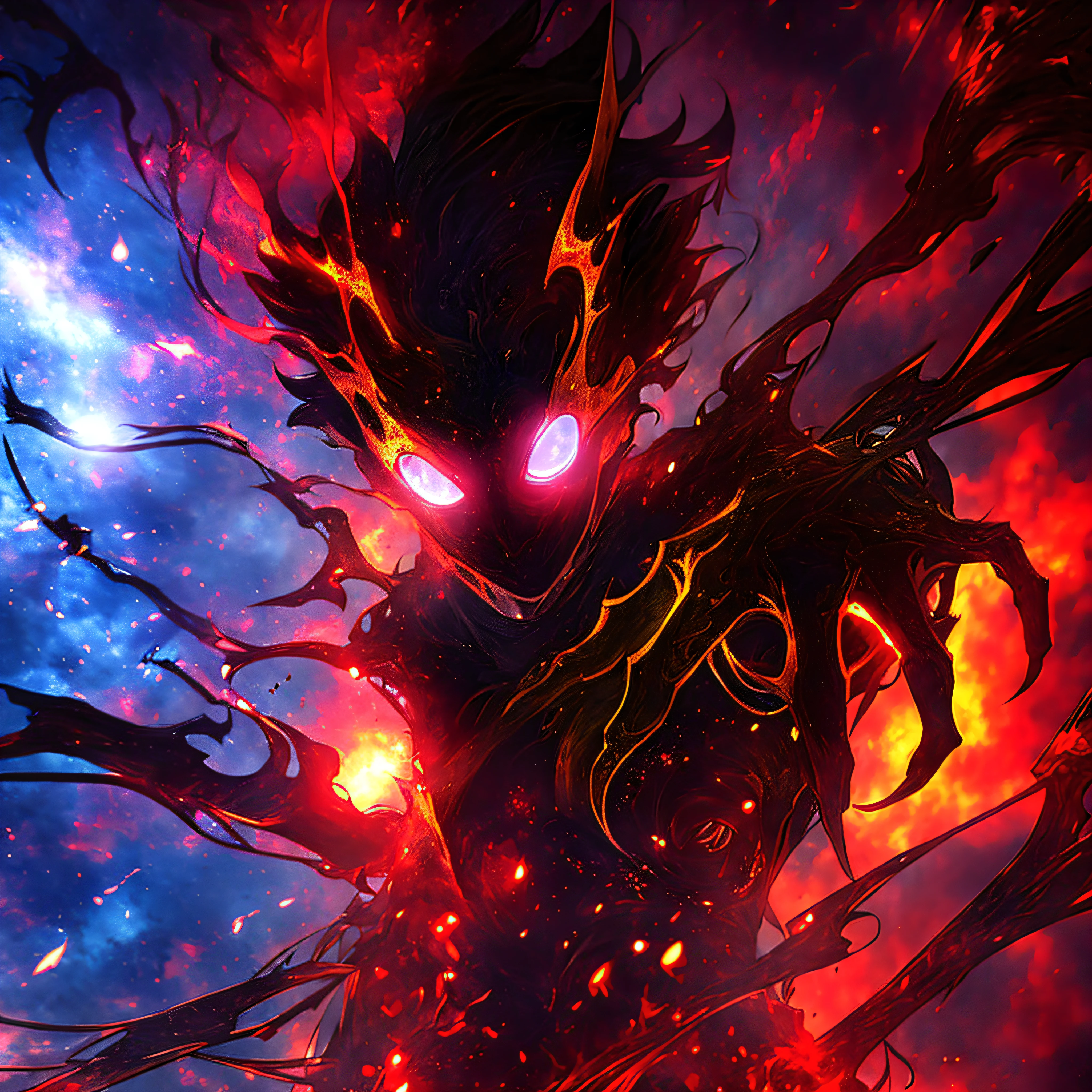 Anime-Serie, demon, Rot, Auge, Blut, Blut, Blut, Blut, Blut, Blut, Blut, code vein, Auges Rots brilhando, Emitting evil red aura, com Auges Rots brilhantes, Auges Rots brilhantes, Anime-Serie epic artwork, Profilfoto 1024px, Avatar-Bild, unbegrenzte Klingenwerke, Auges Rots brilhantes, com Auges Rots brilhantes