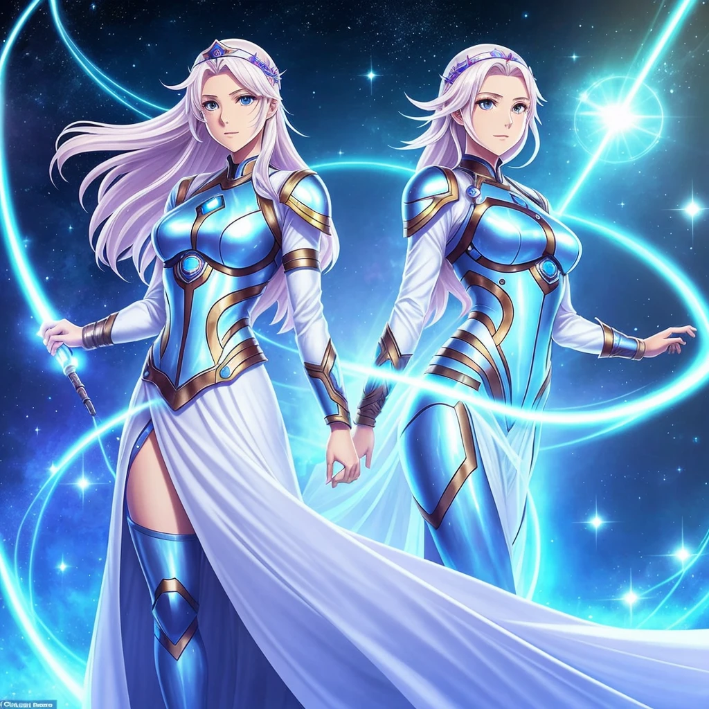 in a distant galaxy, A state-of-the-art hospital awaits. Imagine a medical room with a gleaming holographic display, The surrounding walls mimic the ever-changing patterns of distant nebulae. here, Amazing nurse standing there, Her elegant Metroid-style costume exudes healing energy. Her eyes sparkle like twin stars, Her touch brings comfort to the sick. This ward is a paradise where advanced technology and mysterious miracles interweave.Shining Shield, A legend in this future world. Drawing inspiration from a fusion of mythology and modern science fiction, Loras embodies the ideas of healing and protection. Think of Loras as a tall humanoid, Wearing pure white and gold armor, Reminiscent of the sacred warriors in Greek mythology. Her presence earns respect and reassurance, She is known as the guardian of the hospital., Ensure the safety and health of all patients. (Japanese cartoons) - car