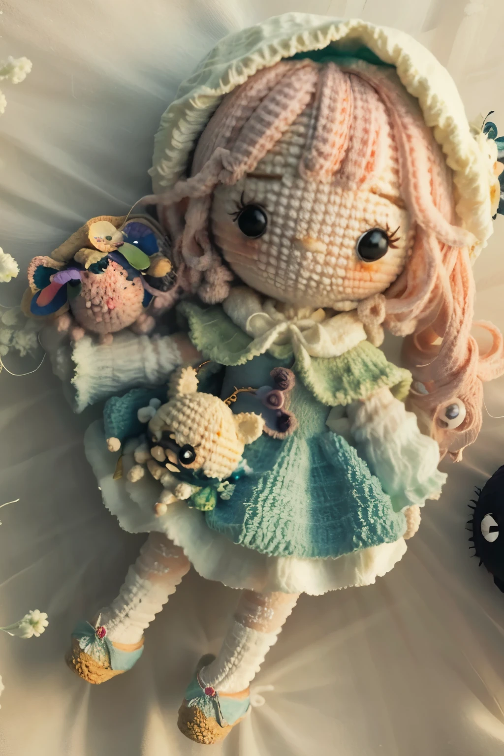 Surrealism、dream-like、 Chibi Girl Doll、Fantasy creatures