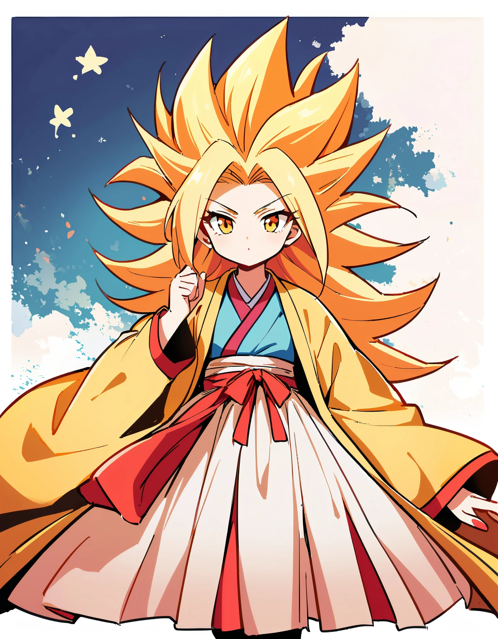 1 Girl, (Super Saiyan:1.3),Hanfu,