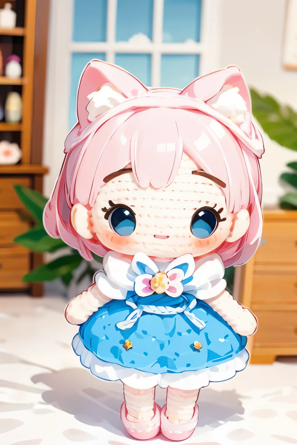 Surrealism、dream-like、 Chibi Girl Doll、Fantasy creatures