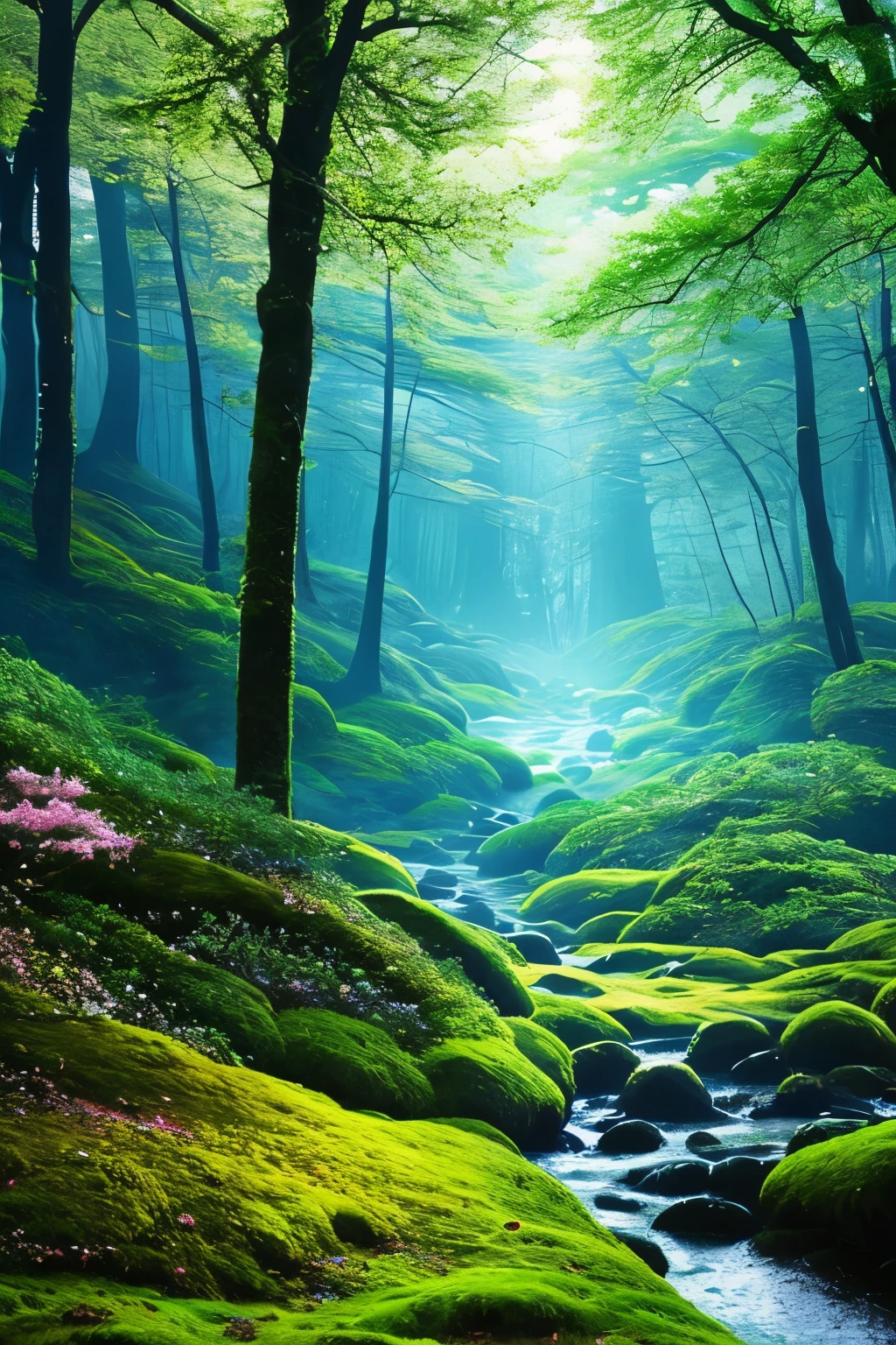 Amidst a surreal landscape, where nature comes alive with a vibrant pulse, he finds himself deeply rooted. The symphony of forest sounds envelops him, resonating with his very soul. -- 16:9 --30fps --4k --
This high-quality, meticulously detailed CG unity 8k wallpaper showcases a breathtaking scene of a secluded, ethereal domain. The tranquil, otherworldly scene is embellished with countless intricacies, from the twisted and ancient plum trees that curl and contort, to the softly cascading, liquid clouds emitting spore blooms. The faded beauty of the badly damaged