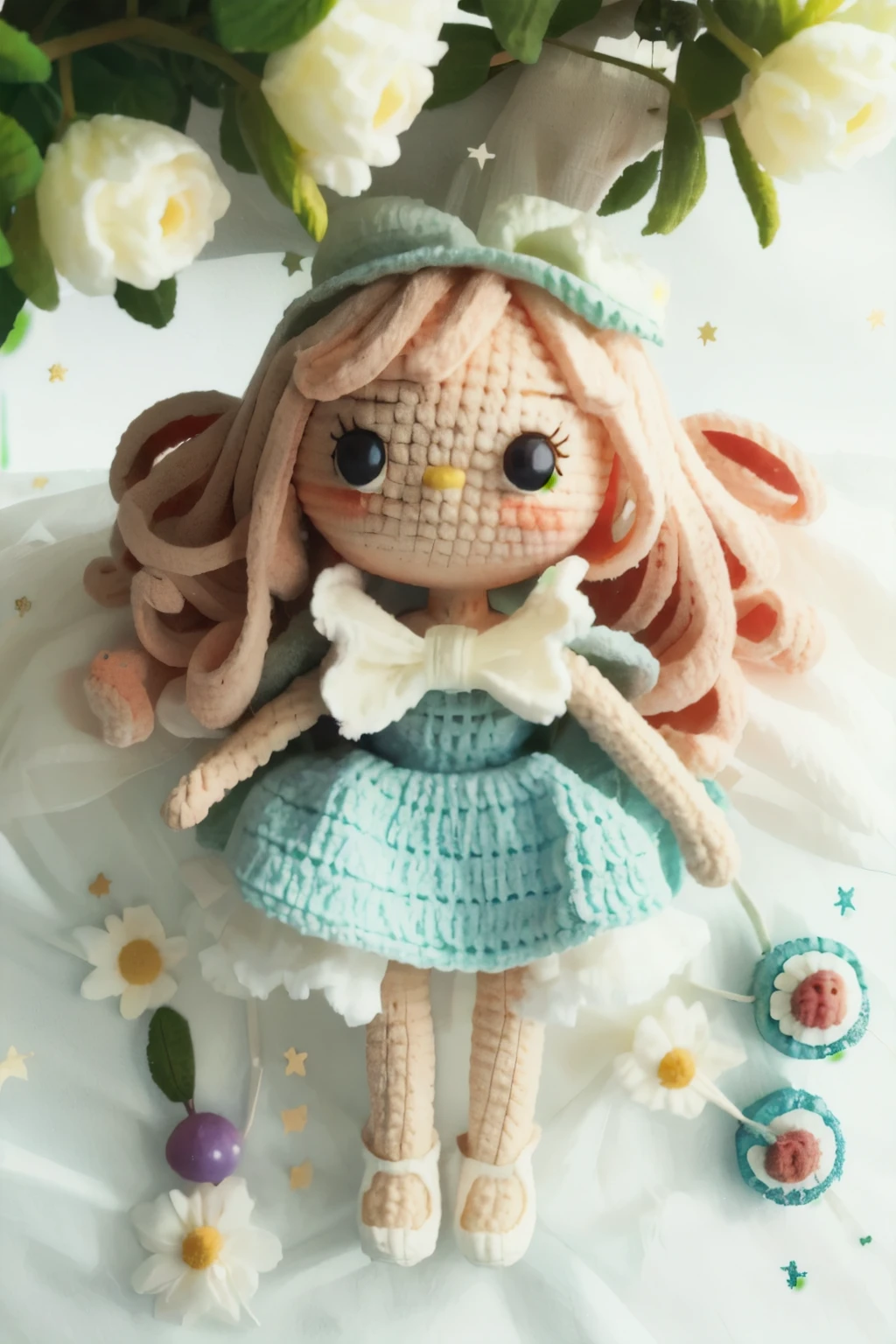Surrealism、dream-like、 Chibi Girl Doll、Fantasy creatures