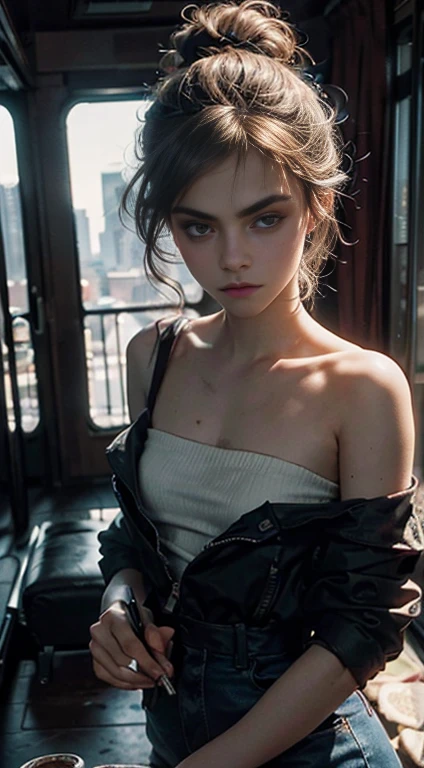 (((cara delevingne: 1.1)))), (((14 anos))))), (real)))) fotography, obra de arte, melhor qualidade, Uma garota, cintura fina, melhor qualidade, Pale skin, Sulyuaska Langle, Plugue Terno 02, (realista)))))foto,(Papel de parede de detalhes extremos CG Unity 8K, obra de arte, mais alta qualidade), (exquisite lighting and shadows, very dramatic graphics, Cinematic lens effect), (garota com fantasia branca de Homem-Aranha, de universos paralelos, Skyline da cidade em segundo plano, dynamic pose), (Excelente detalhe, Exceptional lighting, Wide angle), (Excellent rendering, o suficiente para se destacar em sua classe)