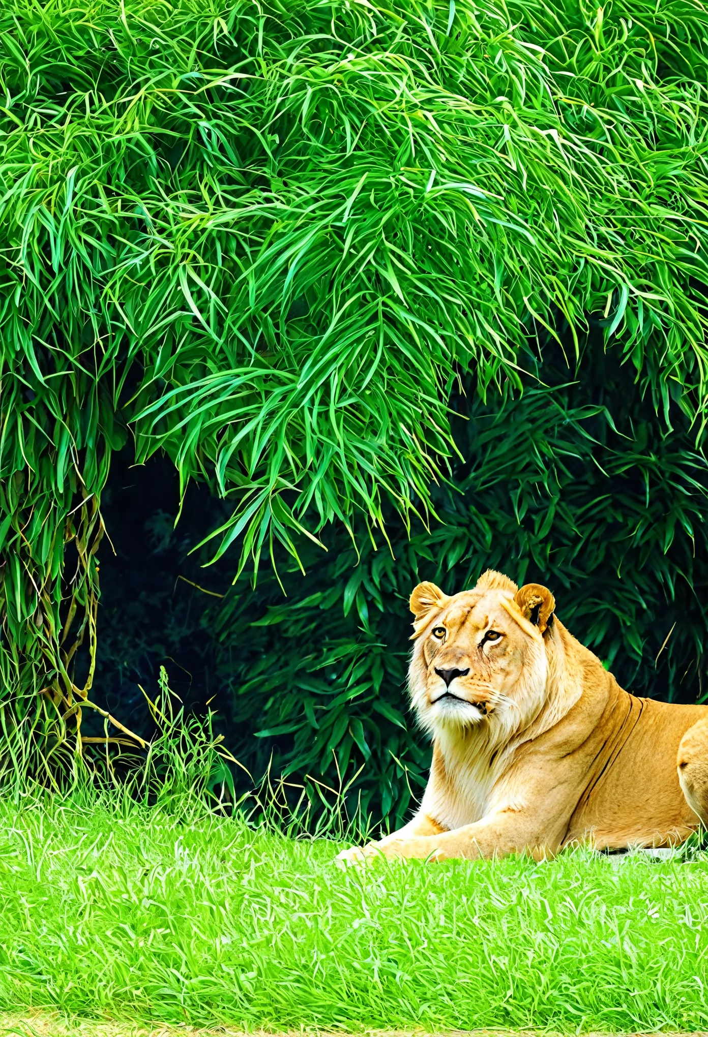 Lion live in Jung