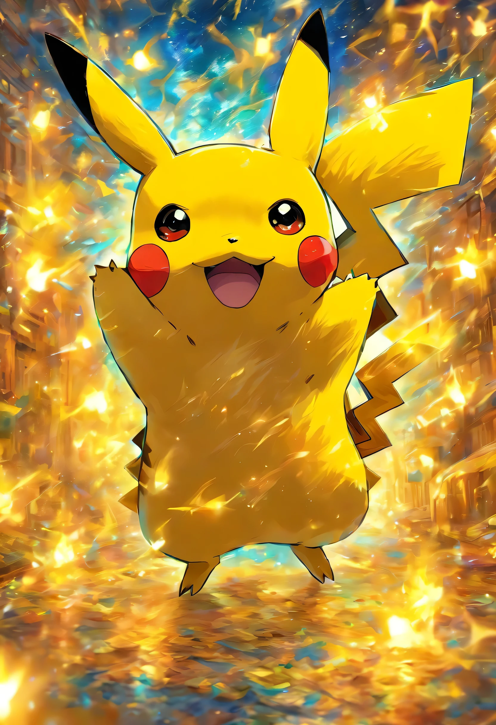 pikachu Van Gogh