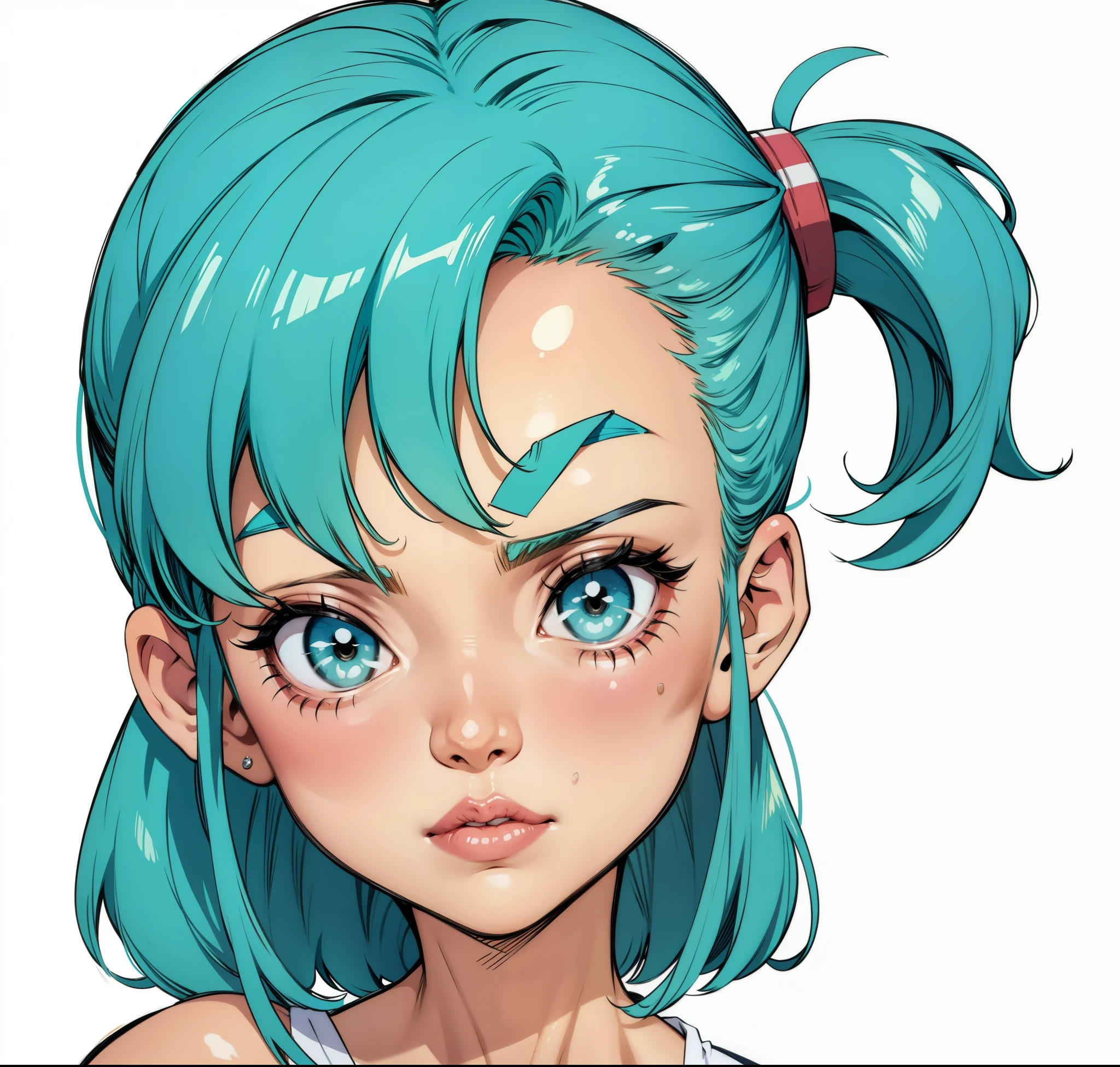 Bulma, personagem Feminina, extremamente realista, muito linda, Fitness, bunda grande, pernas grossas, 8K