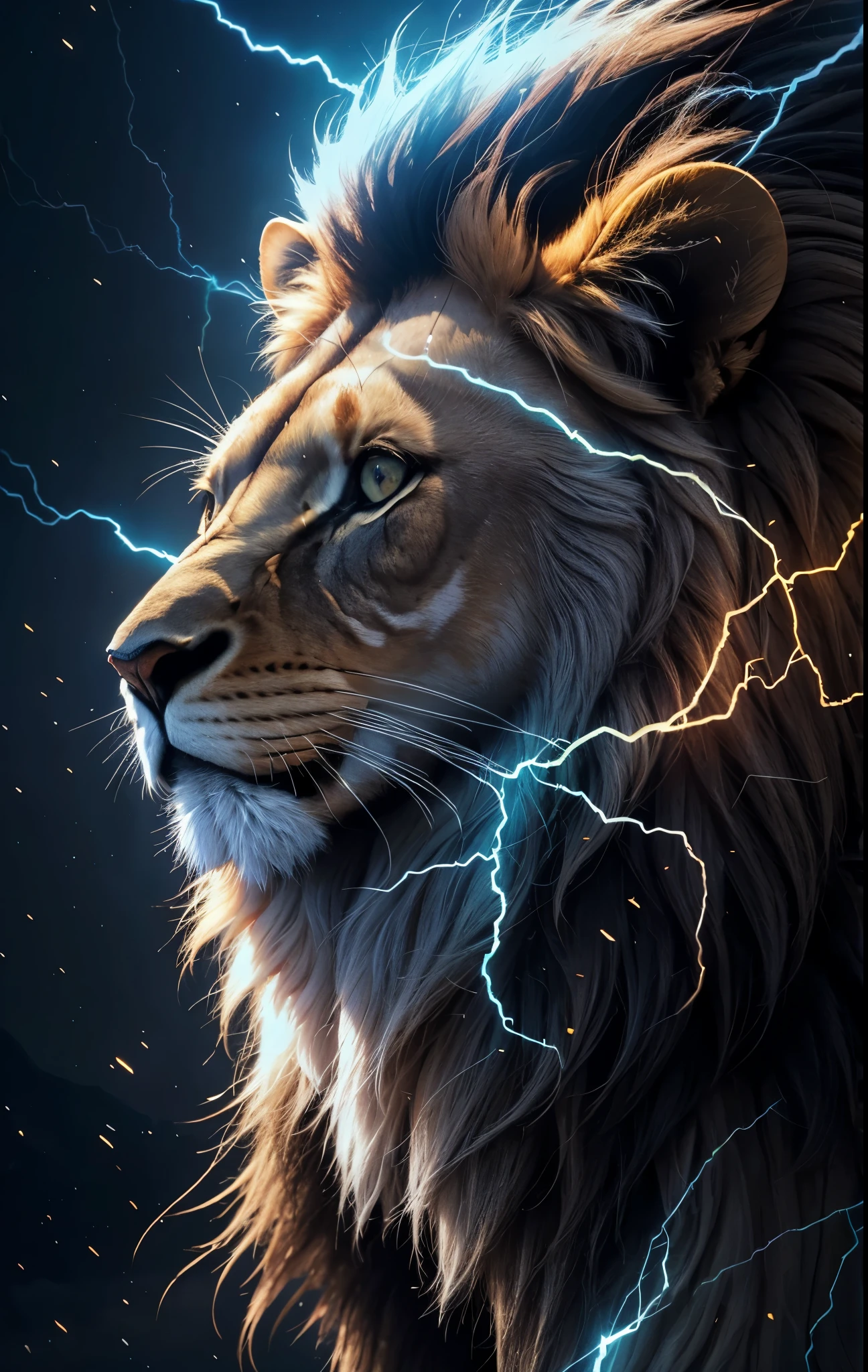 lion, Divine lion, naturais, Natureza, Natureza, Linda, Rendering, Fotorrealista, UltraHigh definition, 4K, texturasdetalhadas, thunder, sombras detalhadas, cores detalhadas, por do sol, sol se pondo, sunset, Natureza Linda, Grande Divino, por do sol, contraste detalhado, Contraste realista, high resolution, cores detalhadas, fogo, eletricidade, divina criatura, 8k, Realista detalhado, 16K, 8k, High definition, contraste detalhado, Contraste realista, high resolution, cores detalhadas, fogo, eletricidade, divina criatura, 8k, Realista detalhado, elegante,