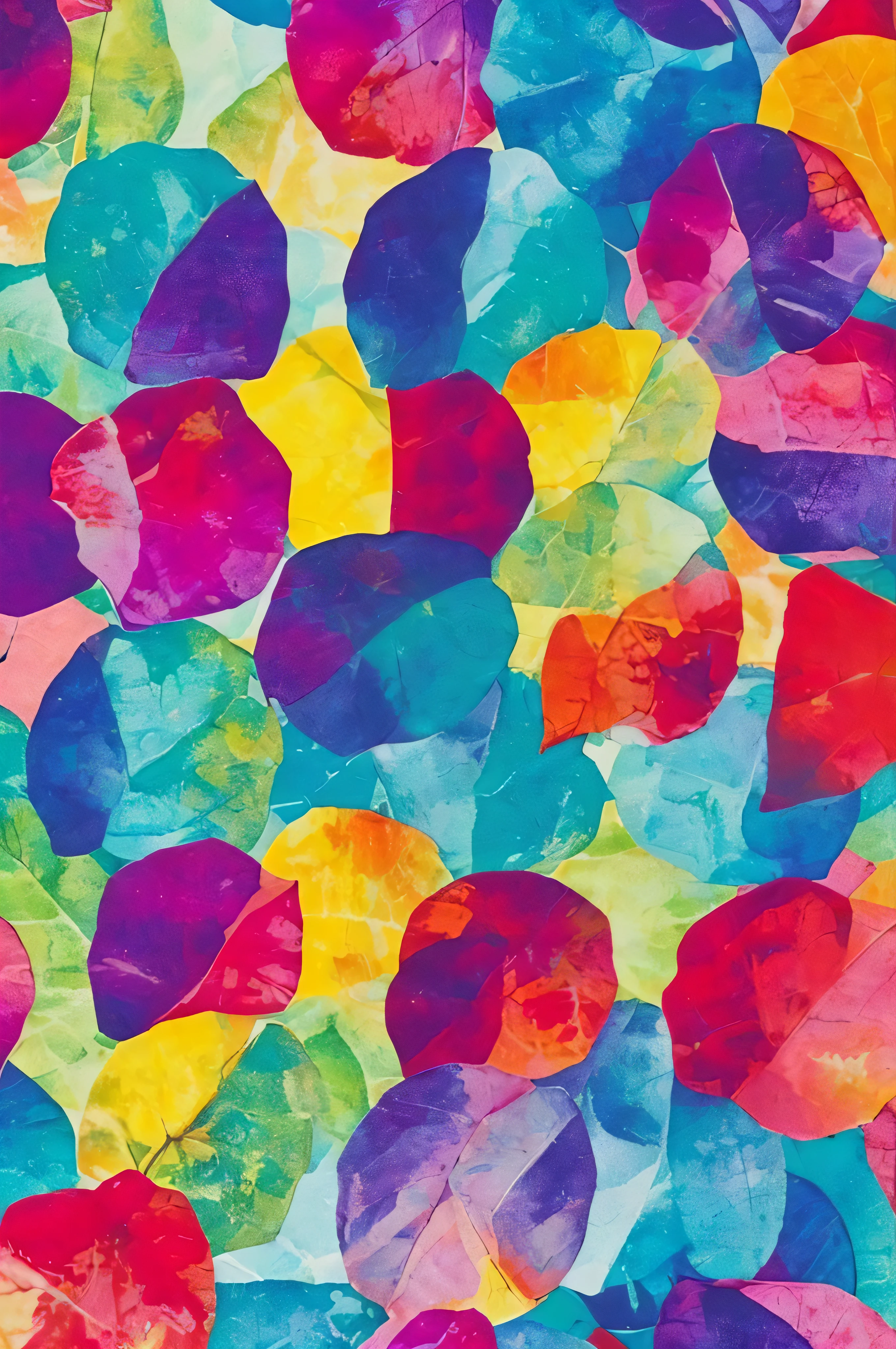 create a wonderful colorful pattern