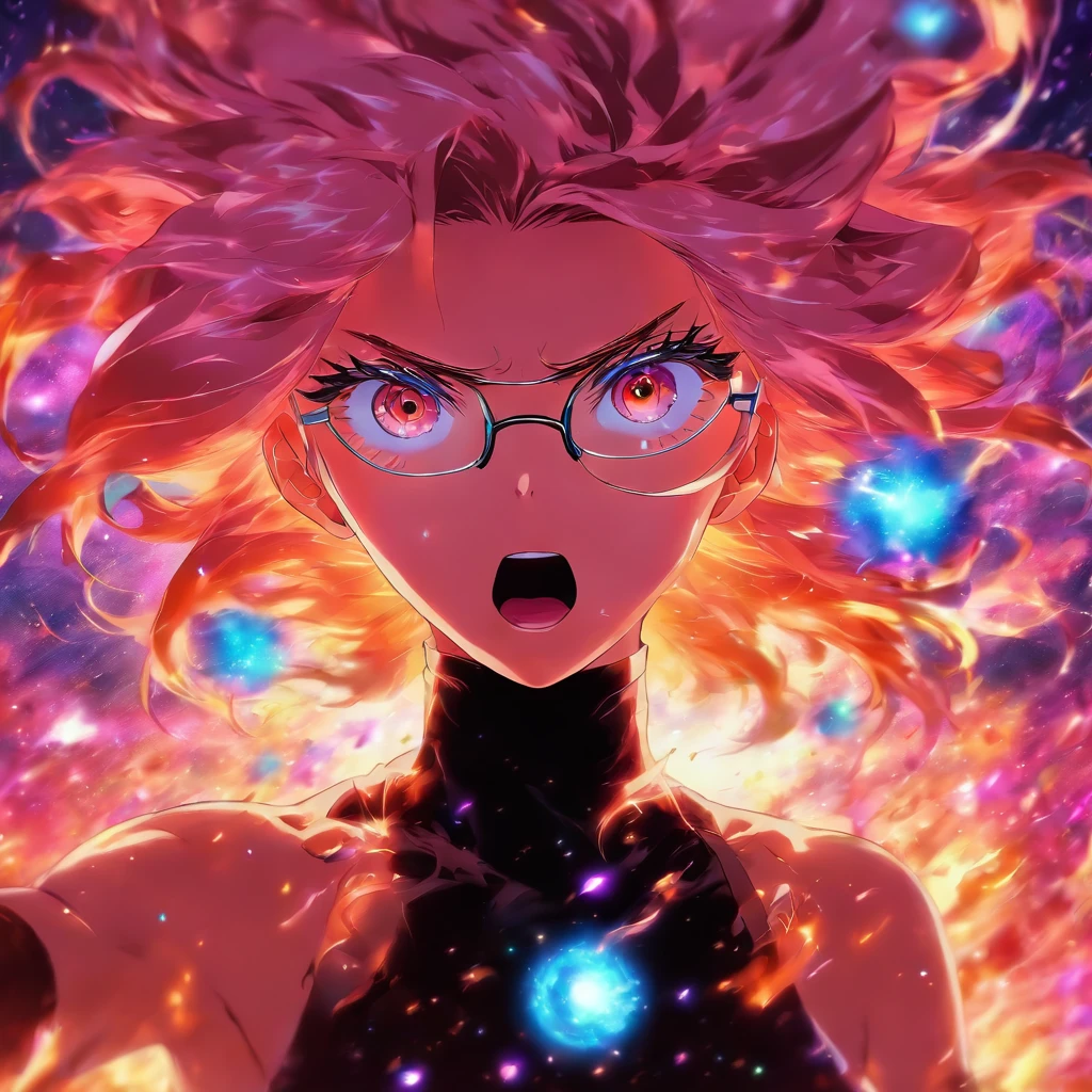 Planet Summoning Female whole body nude Glasses
