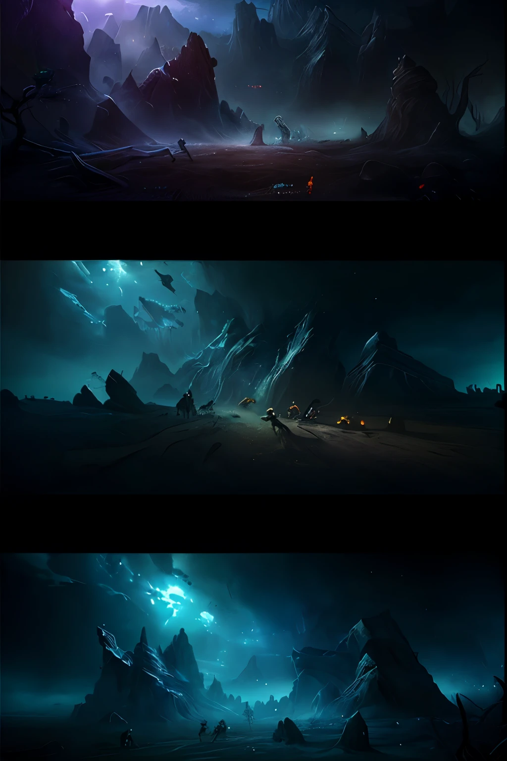 (artstationextremely detailed CG unity 8K wallpaper)(Game scenes) (Scene painting) (Grand scenes) (Epic level battle scenes) (SDE Karras) (Wide angle)