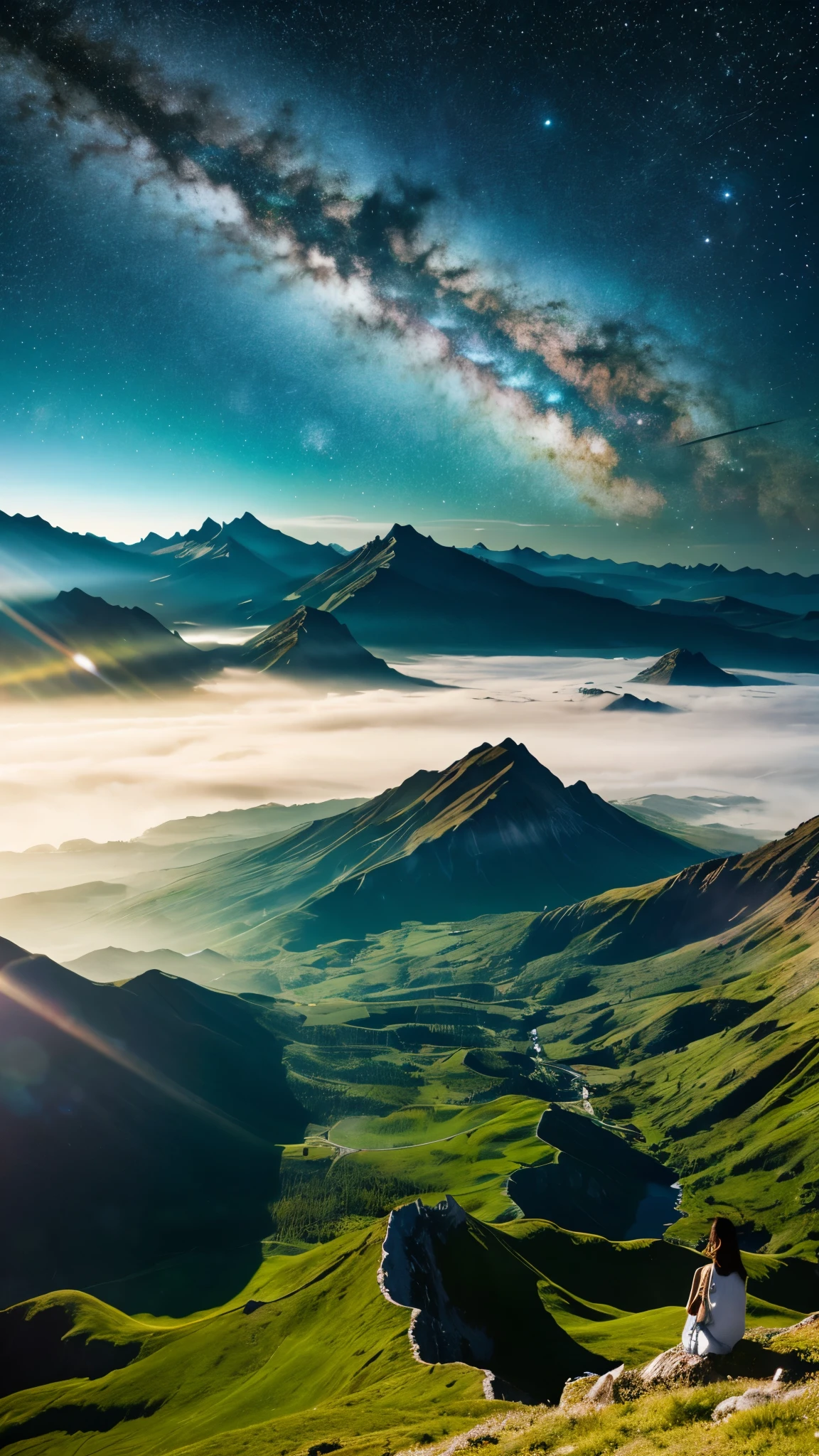 Sky and Earth Mysterious Landscape