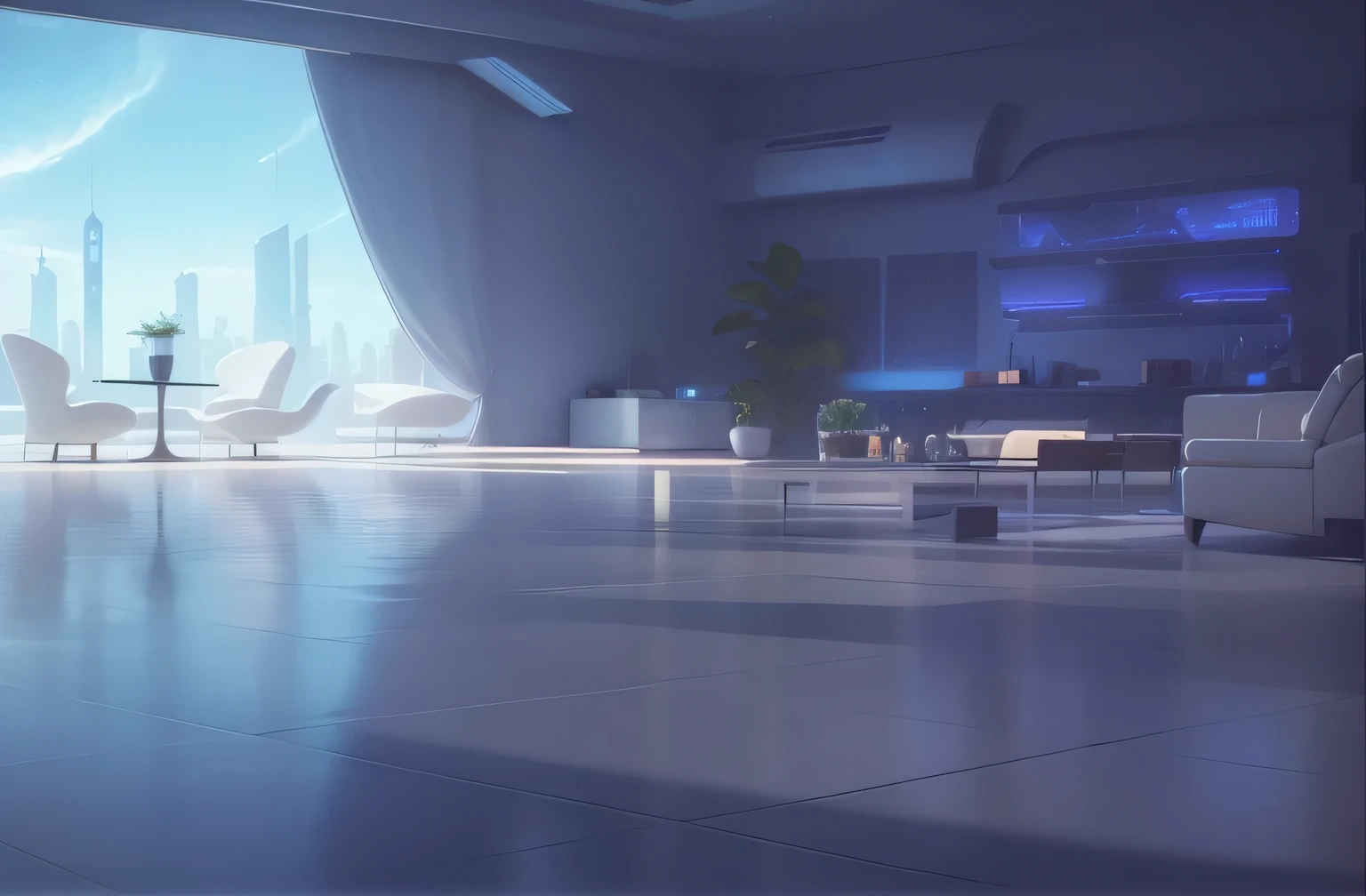 A dimly lit room,There is a pool table and a TV inside., Futurism room, gaming room in 2 0 4 0, Galaxy Theme Room, Dark mansion room, Interdimensional Villa, Futurism persian palace, A puzzle room, Futurism. Game CG, gaming room, Vaporwave Building, Futurism room background, Realistic room, retro Futurism apartment, VRay Beauty--Automatic--S2