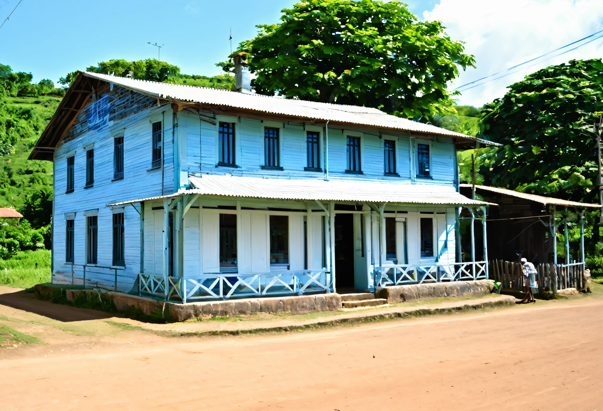 Village office in rural town