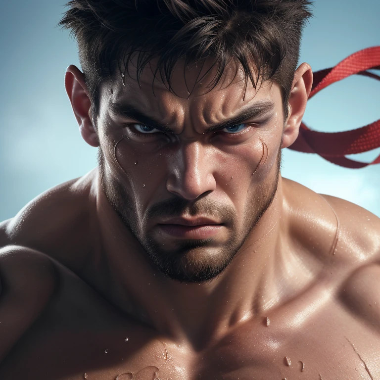(best quality,4k,8k,highres,masterpiece:1.2),ultra-detailed,(realistic,photorealistic,photo-realistic:1.37), vivid colors, HDR, UHD, studio lighting, sharp focus, artistically colored face, muscular body, wrestling costume, strong facial expressions, intense action, dynamic poses, wrestling ring, cheering crowd, dramatic lighting effects, powerful wrestling moves, the collision of bodies, sweat dripping, tense atmosphere, intense competition, celebrity athlete, bulky muscles, hulking figure, dominant presence, triumphant look, gymnasium background, energetic atmosphere