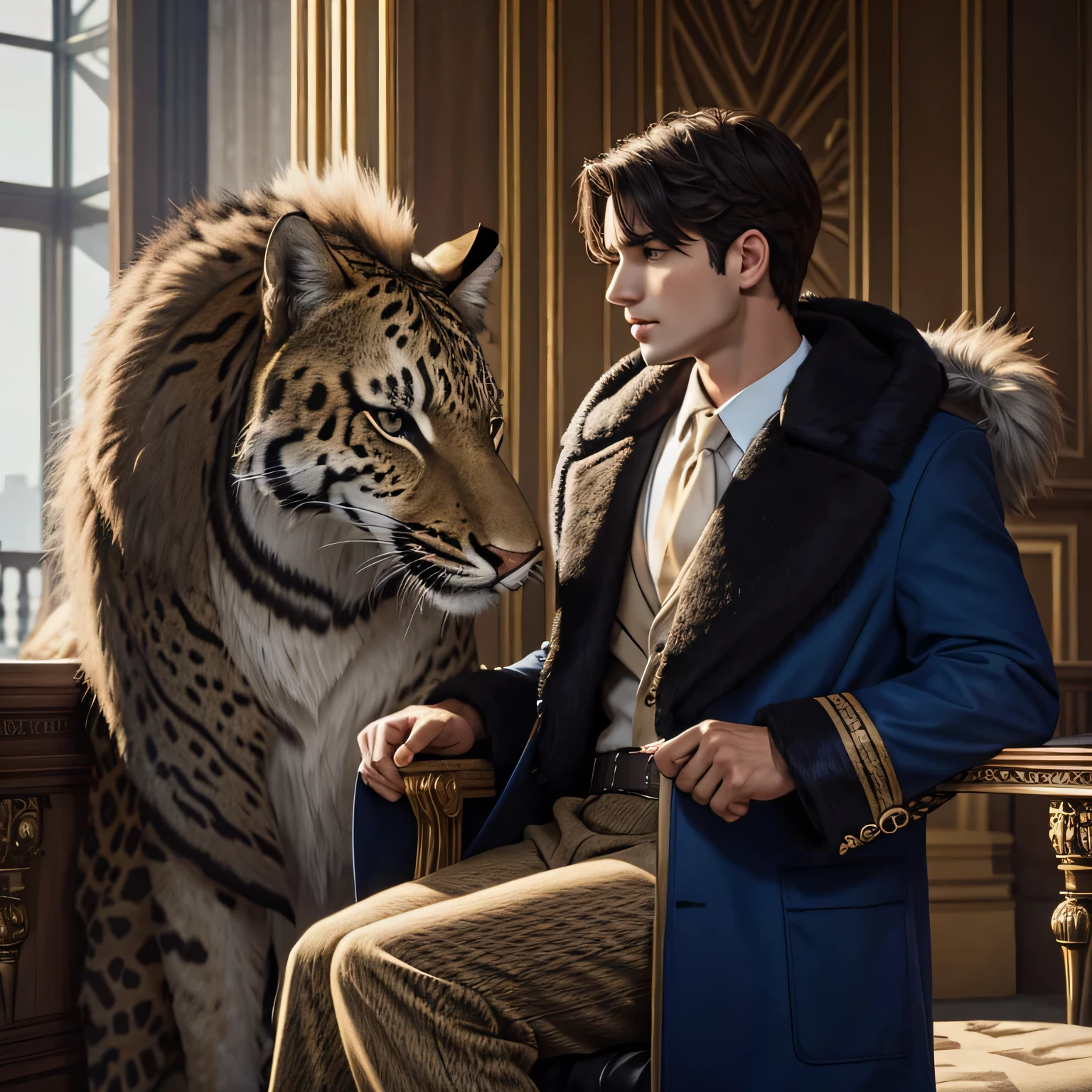 Wild Animal in royal coat