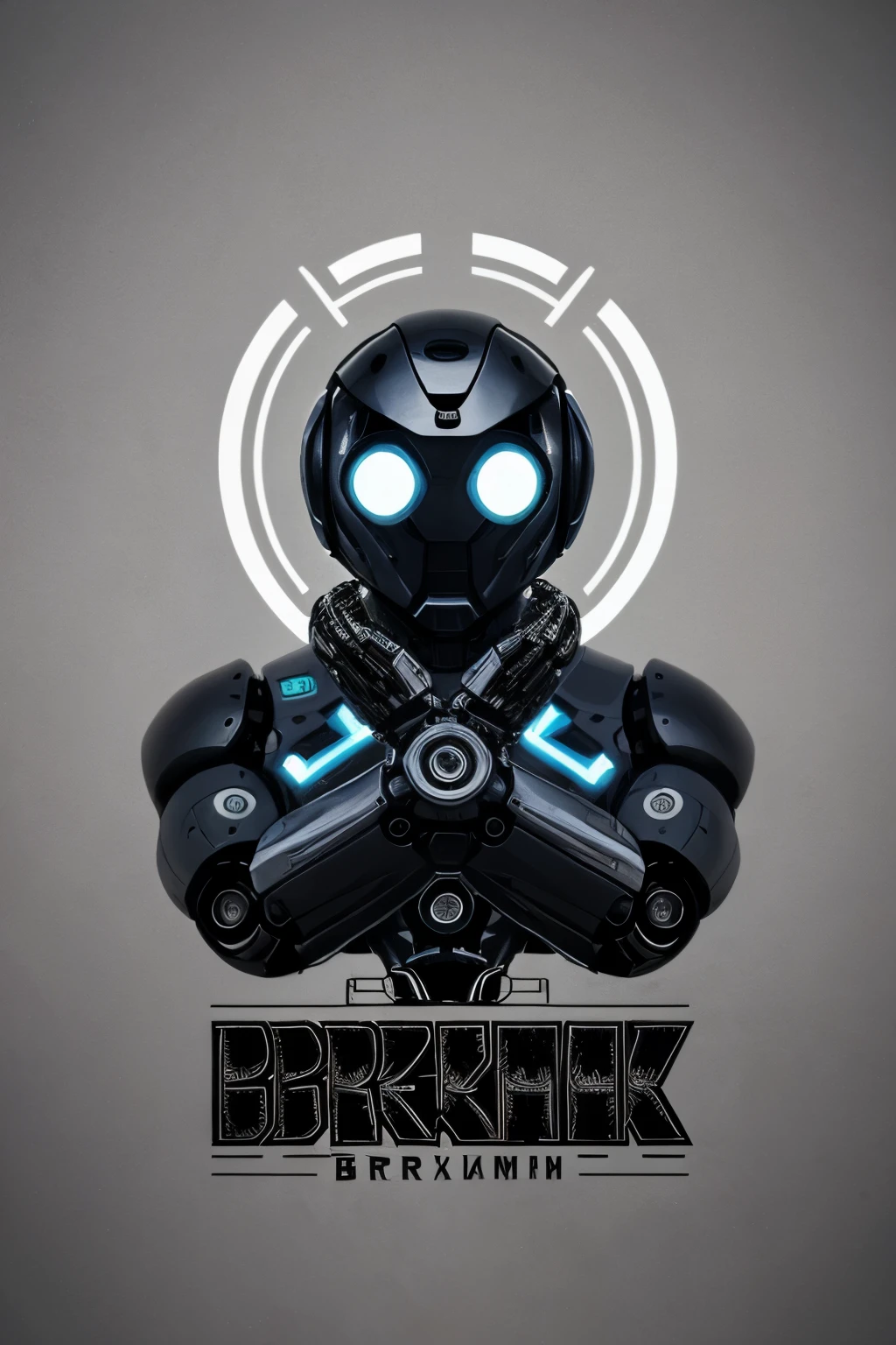 Faça uma logo pra mim de um robo com o nome breakman