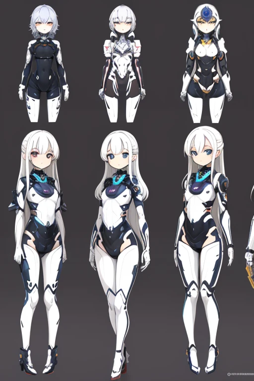 Women who mechanized their bodies,
All perfect human faces,
All of them are covered in metal exoskeletons except for their faces, tops and bottoms.,
Everyone is a different height,
All bottoms、The tops vary in size and shape。
Masterpiece,
Group selfie,
Full Body Shot,
They all have mechanical limbs.,
All of them have different limb shapes and colors.,
Multipose,
All beautiful faces,
Whole Body Mechanics,
Some of them are swapping limbs with each other.,