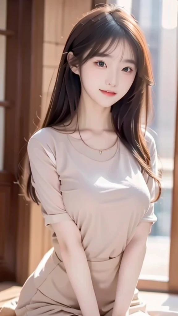 masterpiece, highest quality, (Realistic, Photorealistic photography: 1.37), 8k, Very delicate and beautiful, wonderful, Fine details, Official Art, Ridiculous, Incredibly Ridiculous, Large file size, Super detailed, Very detailed, Beautiful and meticulous girl, 1 girl, (Perfect female figure), whole body, Short skirt,