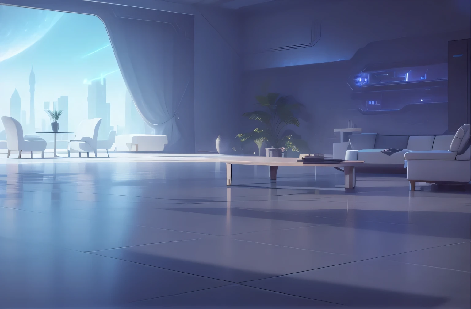 A dimly lit room,There is a pool table and a TV inside., Futurism room, gaming room in 2 0 4 0, Galaxy Theme Room, Dark mansion room, Interdimensional Villa, Futurism persian palace, A puzzle room, Futurism. Game CG, gaming room, Vaporwave Building, Futurism room background, Realistic room, retro Futurism apartment, VRay Beauty--Automatic--S2