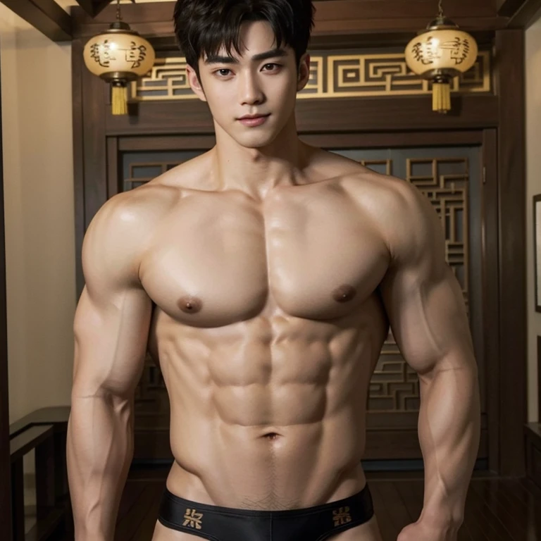2 Chinese handsome naked chinese boy smile at each other ,super realistic, romantic, chinese Men God,chinese Mythology, Chinese odyssy, Handsome,, Topless, strong Muscles Athlete body, top up Frame, Sexy, Professional Lighting, , Chinese Heaven Background, Bulge Underneathe Underwear, naked Warrior , God of handsome, naked Male, , Seduce, Sex Appeals, Alafard man naked ,, muscular body, handsome, manly, inspirite by Zhang Han, Cai Xukun, Kim Do-young, Inspired by Bian Shoumin, Inspired by Xiao Yuncong, yihao ren, yanjun cheng, jinyiwei, inspired by Huang Gongwang, xintong chen, sexy body belt, string brief , super long big dick masturbate, correct dick in good shape ,erection, nice butts, bare butts, Tattoo chest, tattoo hands, tattoo arms, tattoo belly, clear studio light, night ancient chinese Buddhism temple background, detailed background, fantasy Chinese themed, the best resolution, 8k, Ultra fullHD, look at the viewer, catching eyes,