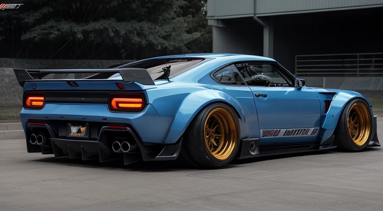 (LB-Works Full Complete: Liberty Walk)、(86 GT)、(Flashy design)、(cyberpunked)、Live-action、in detail、Deep Rim、Wide tires、car park、
