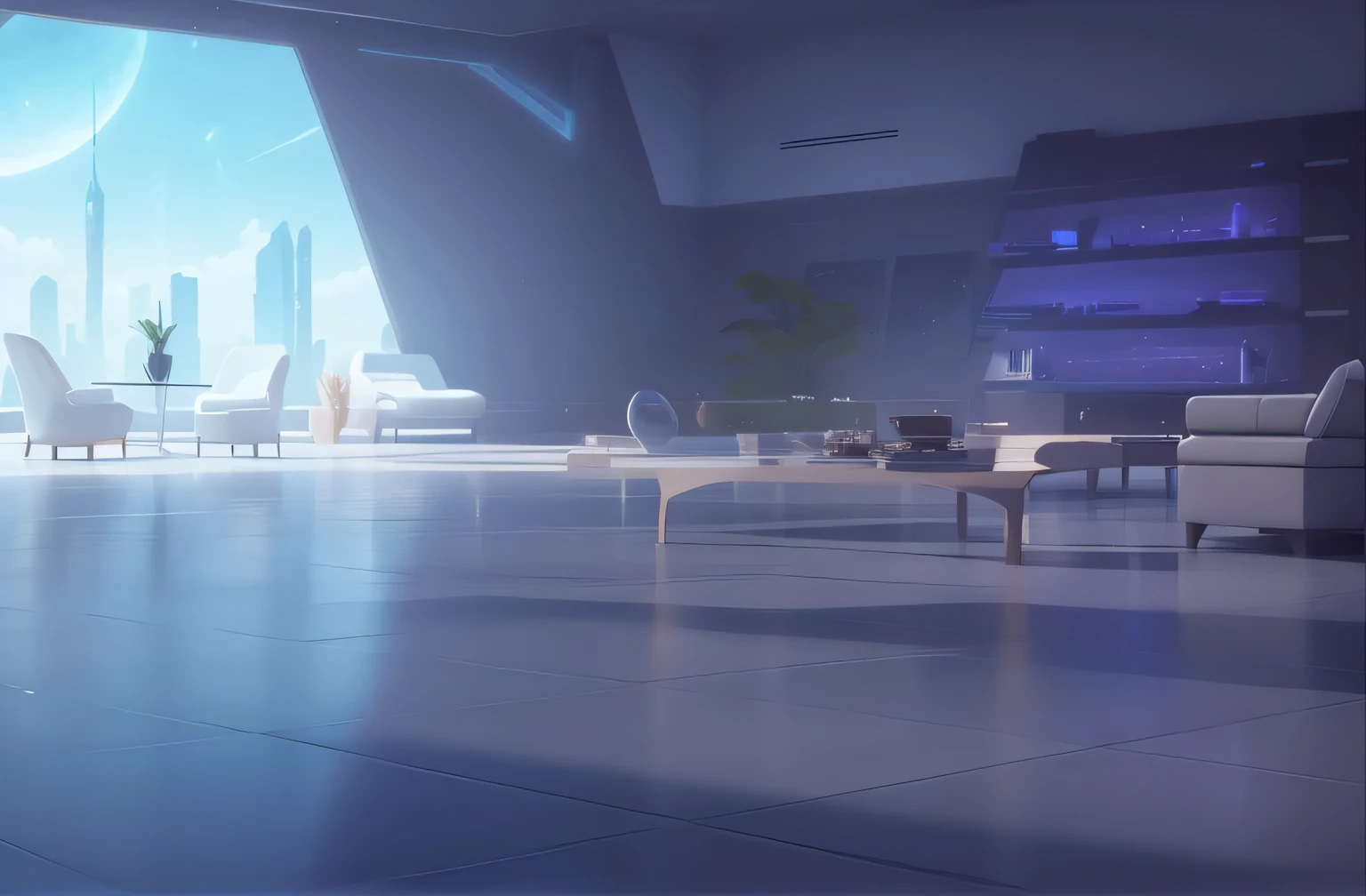 A dimly lit room，There is a pool table and a TV inside., Futurism room, gaming room in 2 0 4 0, Galaxy Theme Room, Dark mansion room, Interdimensional Villa, Futurism persian palace, A puzzle room, Futurism. Game CG, gaming room, Vaporwave Building, Futurism room background, Realistic room, retro Futurism apartment, VRay Beauty--Automatic--S2