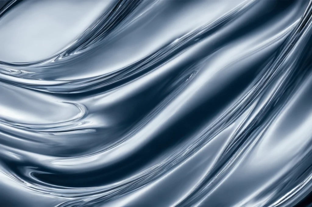 (best quality,4k,8k,highres,masterpiece:1.2),ultra-detailed,(realistic,photorealistic,photo-realistic:1.37),wallpaper,liquid metal,3D render,a close-up view of a curved,blue and white object that appears to be made of swirling,undulating lines,smooth