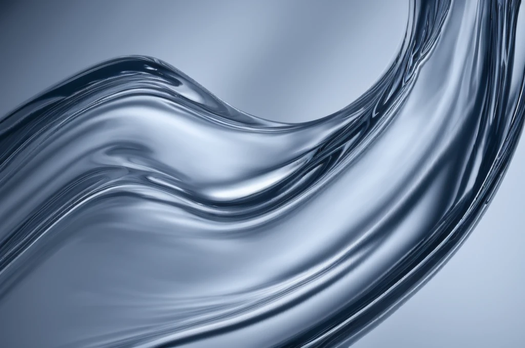 (best quality,4k,8k,highres,masterpiece:1.2),ultra-detailed,(realistic,photorealistic,photo-realistic:1.37),wallpaper,liquid metal,3D render,a close-up view of a curved,blue and white object that appears to be made of swirling,undulating lines,smooth