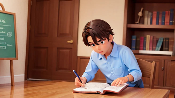 homem fazendo um curriculo