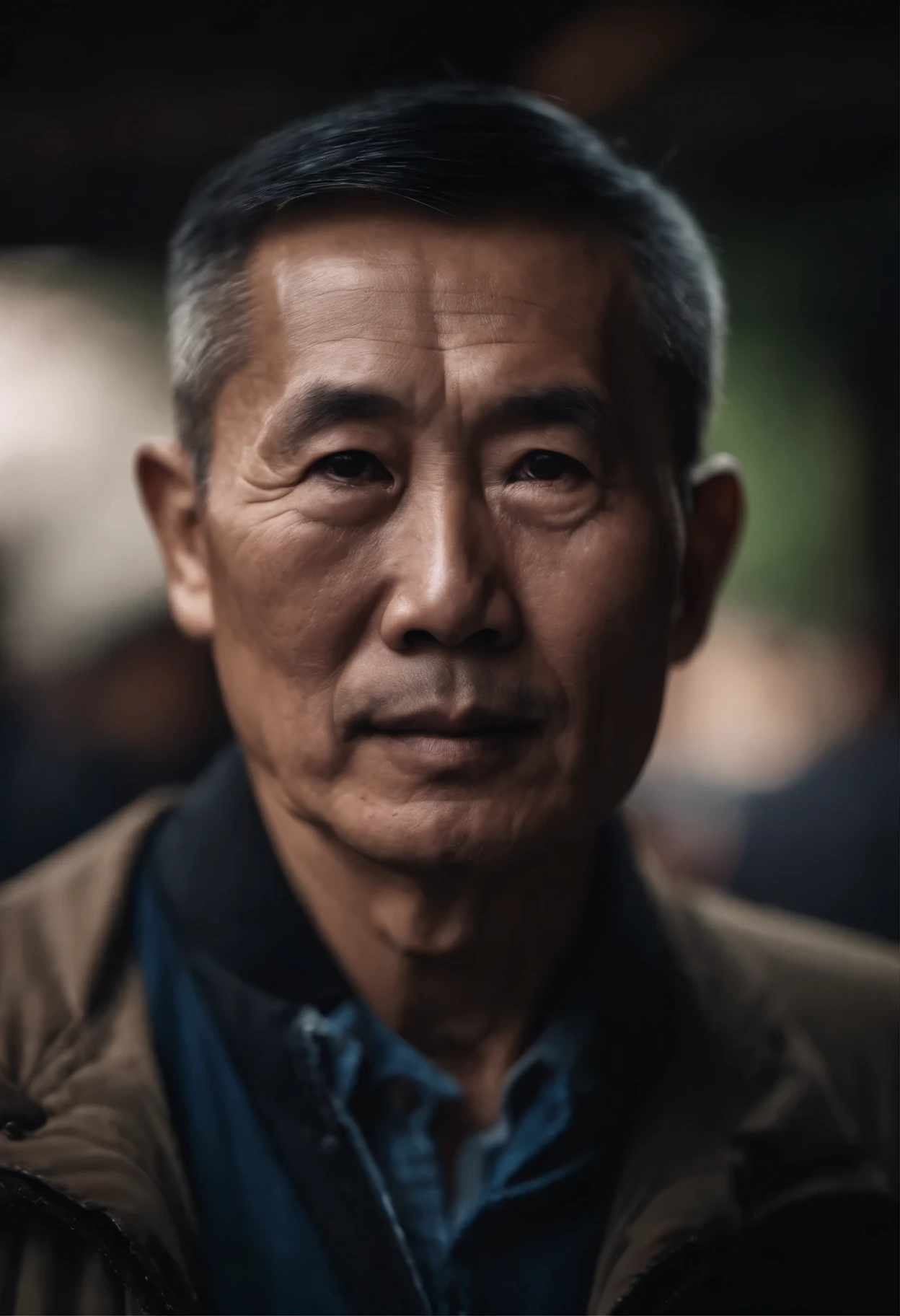 portrait of chinese father