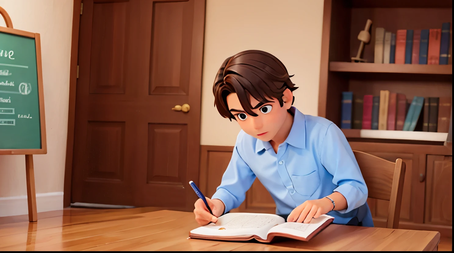 homem fazendo um curriculo