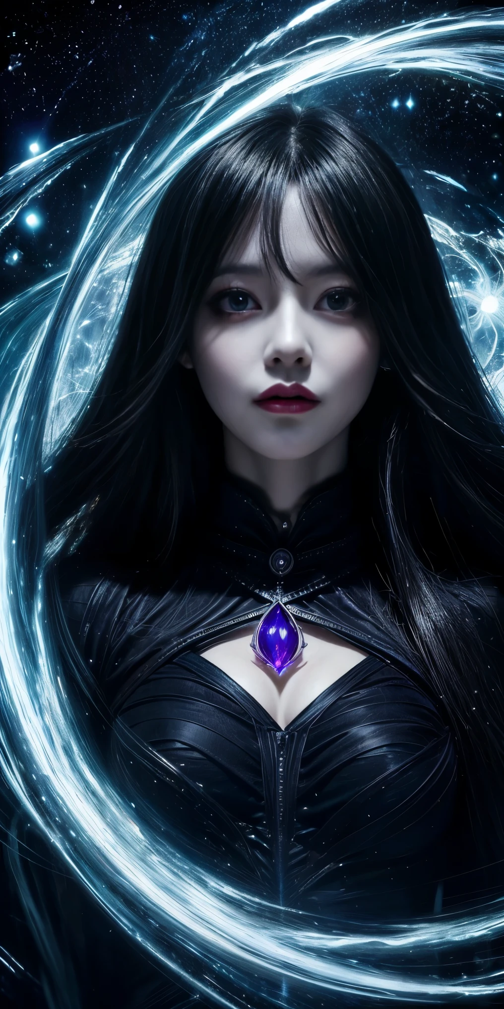 (highest quality,High resolution:1.2),(dark,Threatening:1.1),(Bad luckな:1.1), In the vortex of space,
Heart of a Goth Maiden, Very dark shade.
Her Eyes, Like dazzling fur in a starless haze,
A symphony of despair in their eyes.
Her Mogul Snaps, Mysterious Cemetery,
Think about it, The source of her sadness.
Black hair swaying in the moonlight,
She weaves despair into her dreams.
oh, Her Soul, Shadow'Embrace,
Take me to space.
At each step of the Kelhudelgoring, She summons darkness,
Dance of the Void, Whippler Big Spark.
Her touch is the cold caress of the void,
In her vague existence, I am left confused.
For Love, Bumblewisk, Cosmic Power,
Stars shining in the endless night.
Confusion swirls, Let the emptiness cry out,
Our love is a dazzling dream in the universe.
Gothic Witch of the entire star world,
In your void, I find my soul.
Hypermaximalist, Anime Style, Breathtaking oil paintings, Surreal, Ultra-realistic digital illustrations that mimic the style of oil paintings, Blends seamlessly with Alex Grey'Psychedelic fantasy art by H'The Aesthetics of Biomechanics.R. Giger. Great composition, masterpiece, highest quality, (devil,Satan,Lucifer:1.1),(devilish:1.1),(Bad luck,Bad luckな:1.1),(Powerful figure:1.1、Big Breasts、Glasses) 、 ((((Huge glasses, Nerd Glasses, thick glasses, Round Glasses)))),(((Big Breasts)))、(Red eyes glow:1.6)、(Red glowing eyes,Sharp teeth:1.1),(Black wings,thick,shabby:1.1),(hellish landscape:1.1),(fire,sulfur:1.1),(Threatening atmosphere:1.1),(dark shadows,Threatening presence:1.1),(Bad luck clouds,Stormy Skies:1.1),(dark,Spooky atmosphere:1.1),(Bad luck aura,Evil energy:1.1),(dark aura,cigarette:1.1),(Extreme heat,Burning Flames:1.1),(Surreal,Nightmare Visions:1.1),(Predicting the end:1.1),(Twisted corners,Fiery crown:1.1),(Bad luck whispers,devilish laughter:1.1),(Cry of pain,echoing screams:1.1),(Bad luck symbols,Ancient runes:1.1),(Mysterious Relic,dark artifacts:1.1),(Infernal Ritual,Ritual sacrifice:1.1),(devilish minio