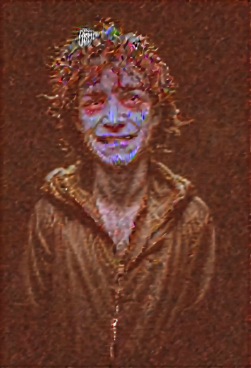 In the center of a dark and gloomy cavern, un demonio se alza imponente, su figura envuelta en un aura de oscuridad y malicia. Its rough, scaly skin reflects the dim light filtering from the cave ceiling., revealing a dark grayish hue that appears to absorb the light around it.
Los ojos del demonio, cold and lifeless, brillan con una intensidad infernal, emanating a sense of indescribable power and pure evil. Con cada mirada, parece penetrar en el alma de quien lo observa, filling them with paralyzing terror and a sense of overwhelming despair.
His face is marked by a twisted smile, que revela filas de dientes afilados y puntiagudos. Una corona de cuernos retorcidos se alza desde su cabeza, adding a sense of hellish majesty to your presence.
A pesar de su apariencia aterradora, There's a glint of something else in the demon's eyes: un destello de misericordia, casi imperceptible pero presente. Aunque su naturaleza esencialmente maligna no puede ser negada, There is a small spark of humanity that shines faintly in the depths of your being., reminding those who look upon him that even in the deepest darkness, siempre hay un rayo de esperanza.
The colors of the image are gloomy and gloomy, dominados por tonos oscuros de negro, gray and deep purple. La luz apenas logra penetrar la oscuridad, creating a shadow and contrast effect that adds a sense of oppression and claustrophobia to the cave environment.