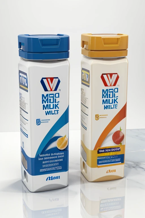 Design a visually striking 2D/3D tetra pack model showcasing the growing importance of non-dairy milk.Consider how your packet design can effectively communicate the nutritional value High protein content Essential vitamins (e.g., Vitamin D, Vitamin B12) Minerals (e.g., calcium) Low saturated fat content No cholesterol, heart-healthy fats, lactose intolerance support , low emissions, water usage