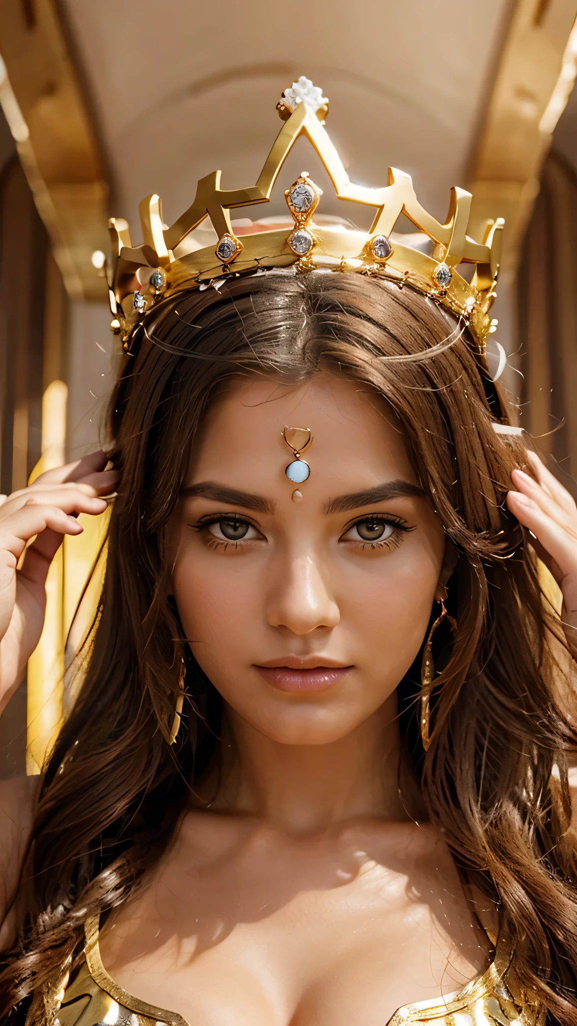 goddess gold gorgeous crown