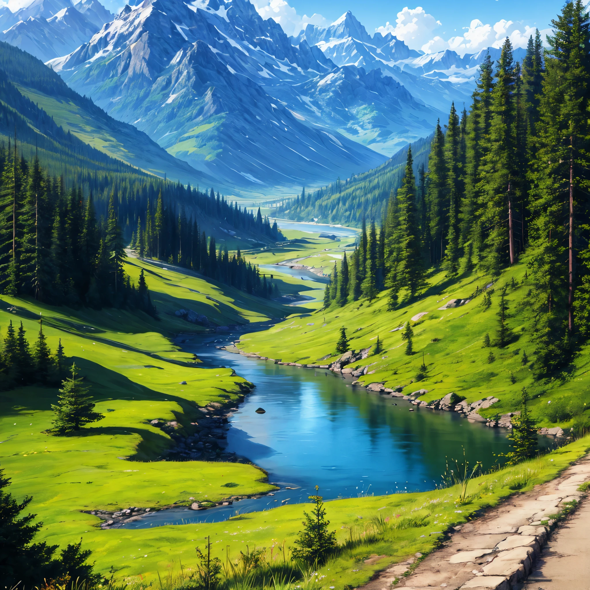 was,Mountain,river