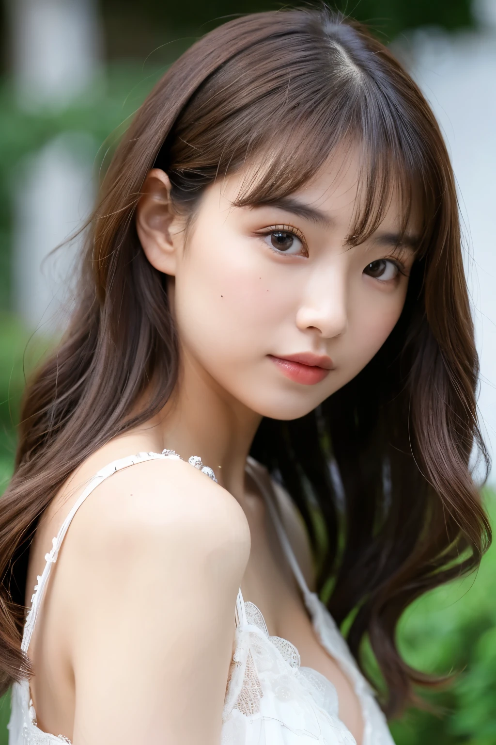 ((best quality)), ((masterpiece)), (detailed), perfect face
a beautiful asian girl with ash brown wavy hair
