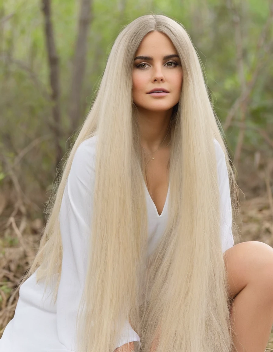 Cousin Itt, large white hair