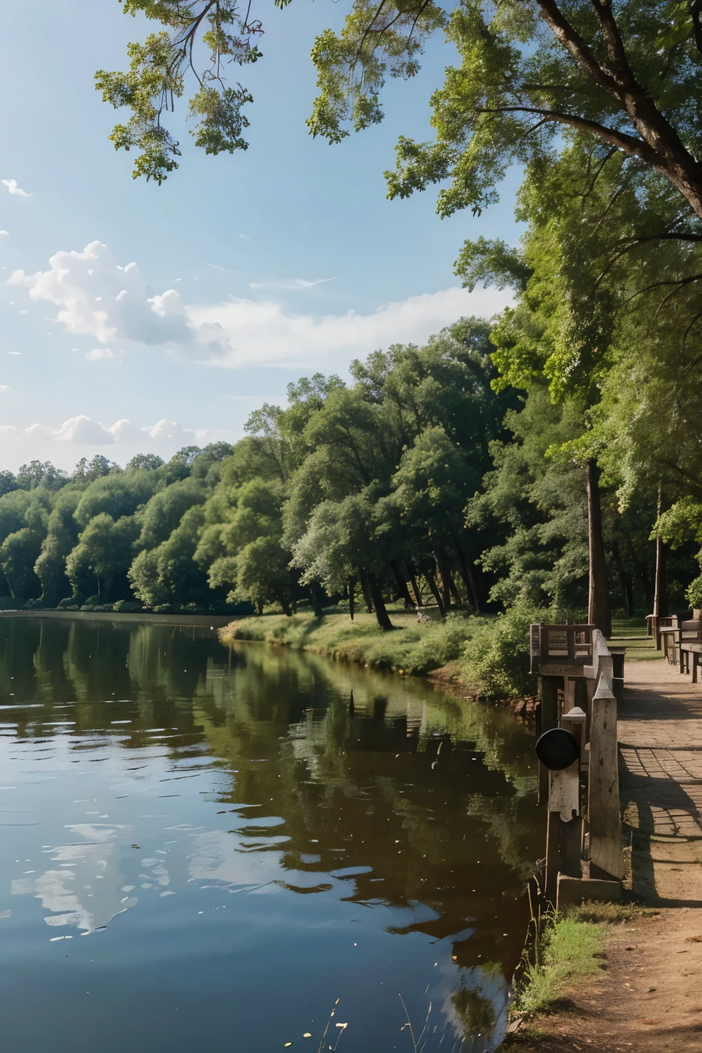 Create a tourist poster promoting the Masuria region as a perfect place for vacation. The poster should include:
An image representing the Masurian landscape, such as a lake with a forest in the background.
A short advertising slogan, such as "Masuria - feel the magic of nature".
Information about tourist attractions, such as kayaking, lake cruises, sightseeing of historical monuments.
Contact details for the regional tourist information.
