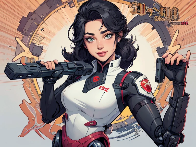 CharacterCartoon style digital illustration female GTA style in Cartoon style digital illustration artgerm style cartoon image of a woman .Ilustra??o estilo desenho animado, estilo de arte dos desenhos animados, Ella Purnel lestilo Cartoon style digital illustration artgerm style cartoon art style, digital illustration style, design de personagens altamente detalhado, arte digital detalhada coragem, Forest fan art, Design de personagens de retrato, beautiful digital illustration, retrato de alta qualidade, Arte em quadrinhos, mulher jovem cabelo com transas lindas . Beautiful lined eyes Medium large bust and wonderful sexy clothes. image expression of sexual desire from the waist to the illustration Ella Purnellstyle Cartoon style digital illustration style Cartoon style digital illustration style GTAblonde, French braid in hair, cabelo caindo, sci-fi, metal brilhante, robot, half robot, seios grandes, seios enormes, seios enormes, guerreiro, guerreiro queen, , sorriso, Feroz sorriso, Feroz, Ouro, Ouroen, bright Ouro, futurista, ciberpunk, ciberpunk police, ciberpunk police officer, uniforme policial, Seios cobertos, fechar-se, jaqueta, noite